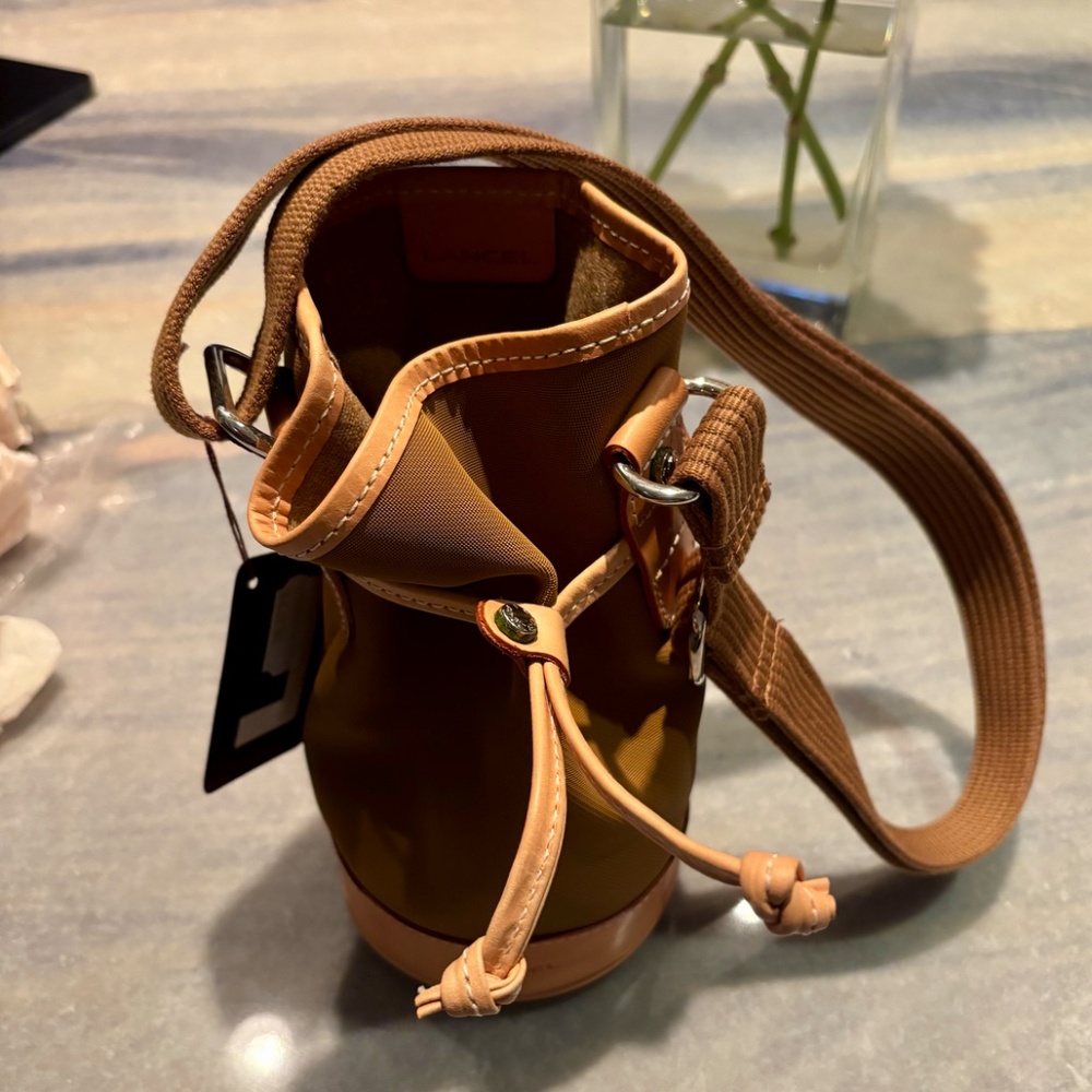 LANCEL SMALL TOTE SHOULDER BAG.